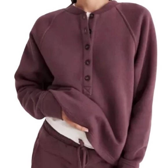 Madewell Tops - Madewell Burgundy Sweatshirt